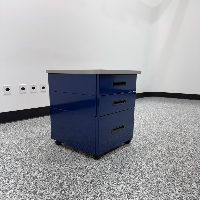 3-Drawer Mobile Filing Cabinet image 0